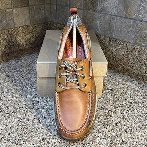 Sperry Boatyard Tan Beige Men’s Boat Shoe NIB